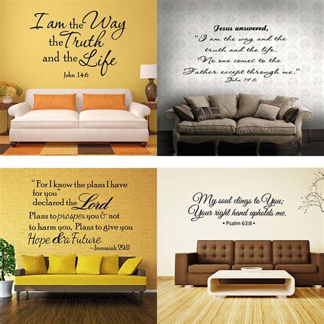 scripture wall clings|More.